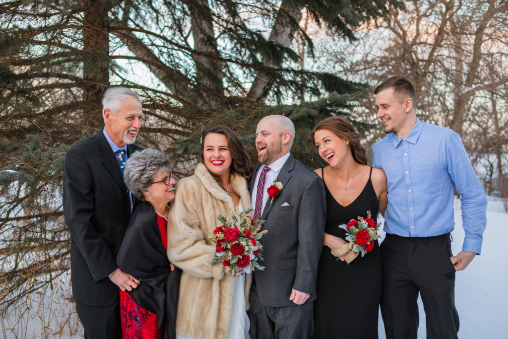 A newly married couple chose to elope in Minnesota to be with their closest family and friends.