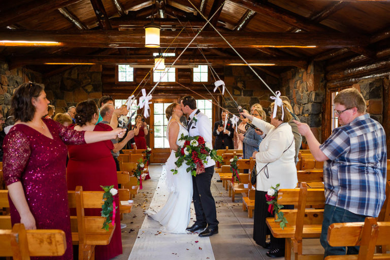 Gooseberry Falls State Park Lady Slipper Lodge Wedding Ceremony