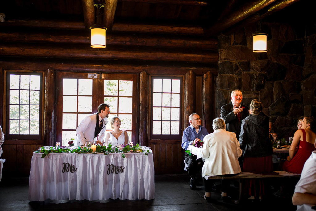 Wedding Reception in Gooseberry Falls State Park Lakeview Shelter