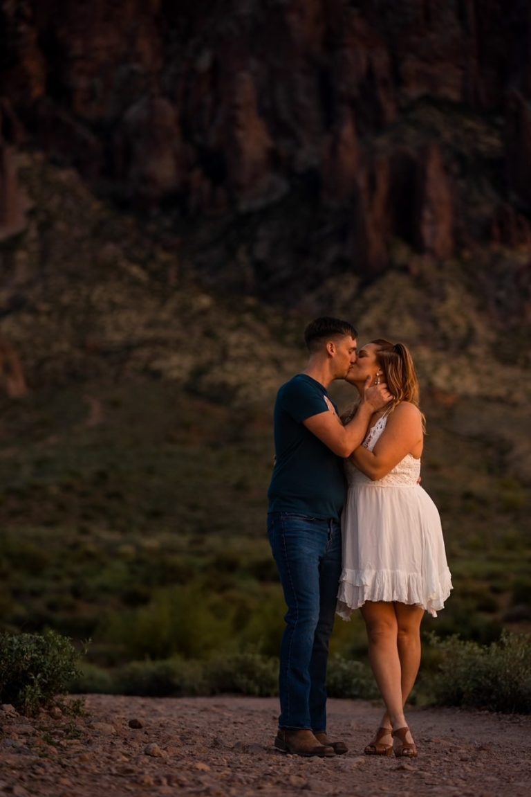 Lost Dutchman Engagement Photoshoot in Arizona with Forever and Evergreens Photography