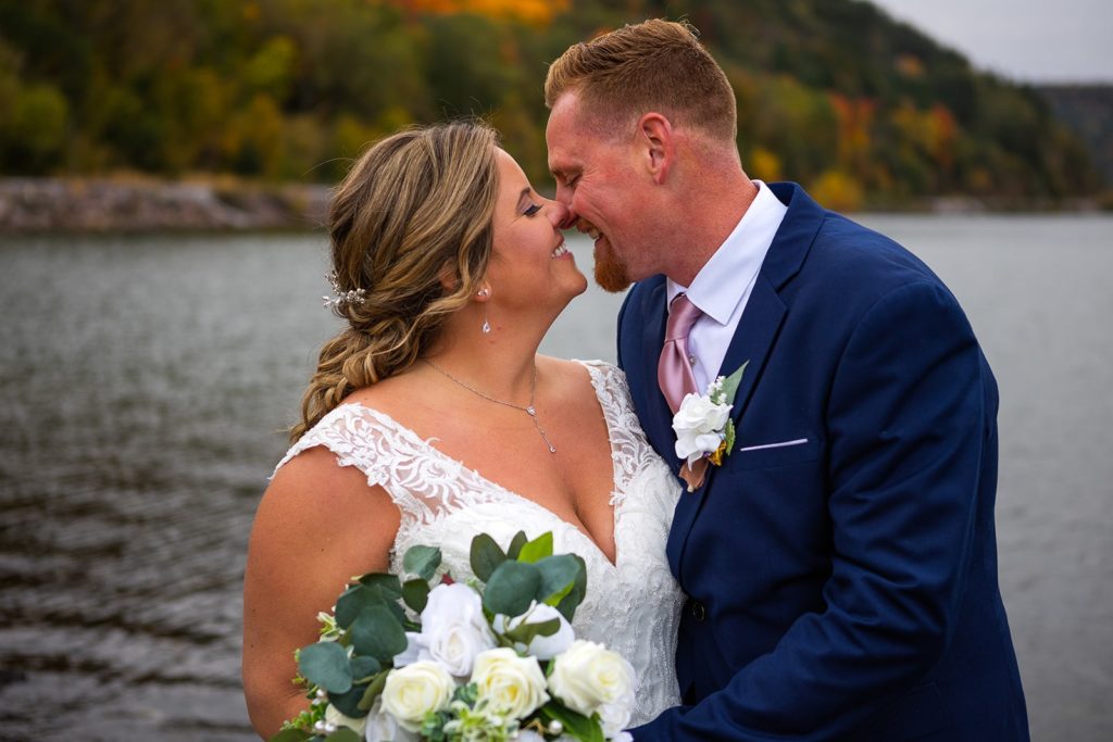 Devil's Lake State Park in Wisconsin is the perfect place for a fall elopement in the Midwest.