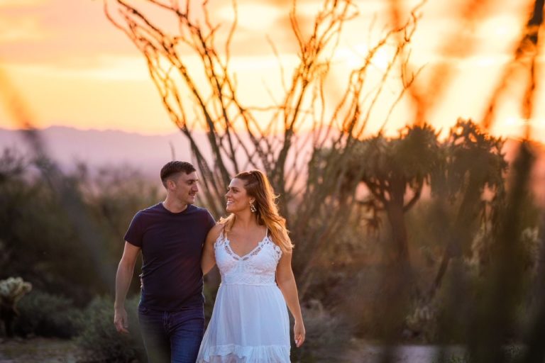 Lost Dutchman Engagement Photoshoot in Arizona with Forever and Evergreens Photography