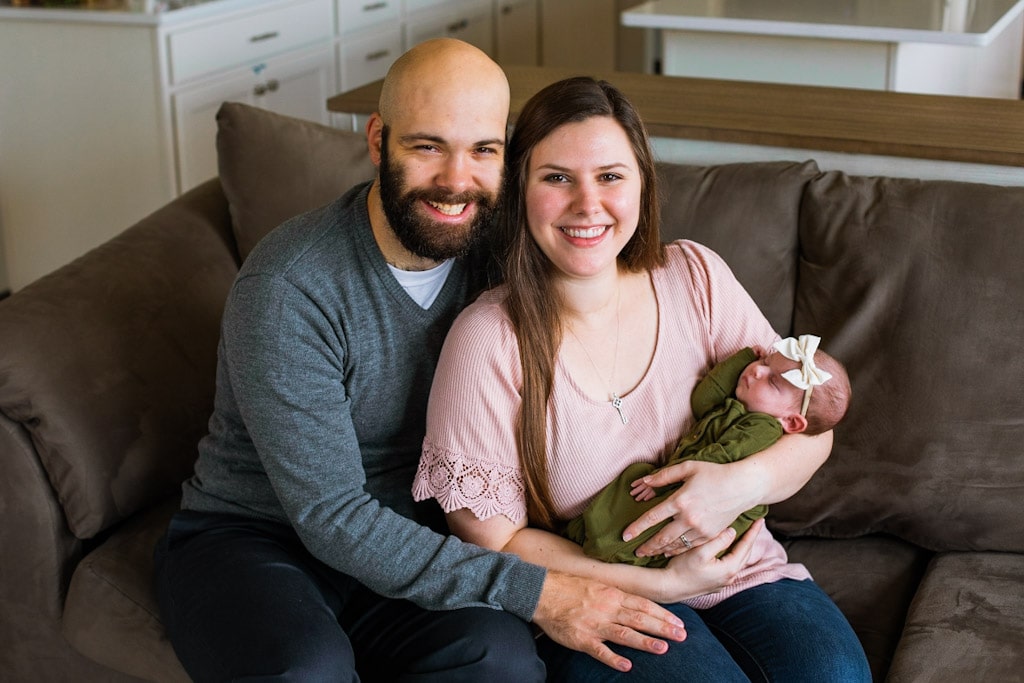 Twin Cities, Minnesota At Home Newborn Photography